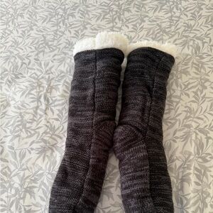 UGG Cozy Gray Knit Slipper. Sock has been worn and washed one and so warm